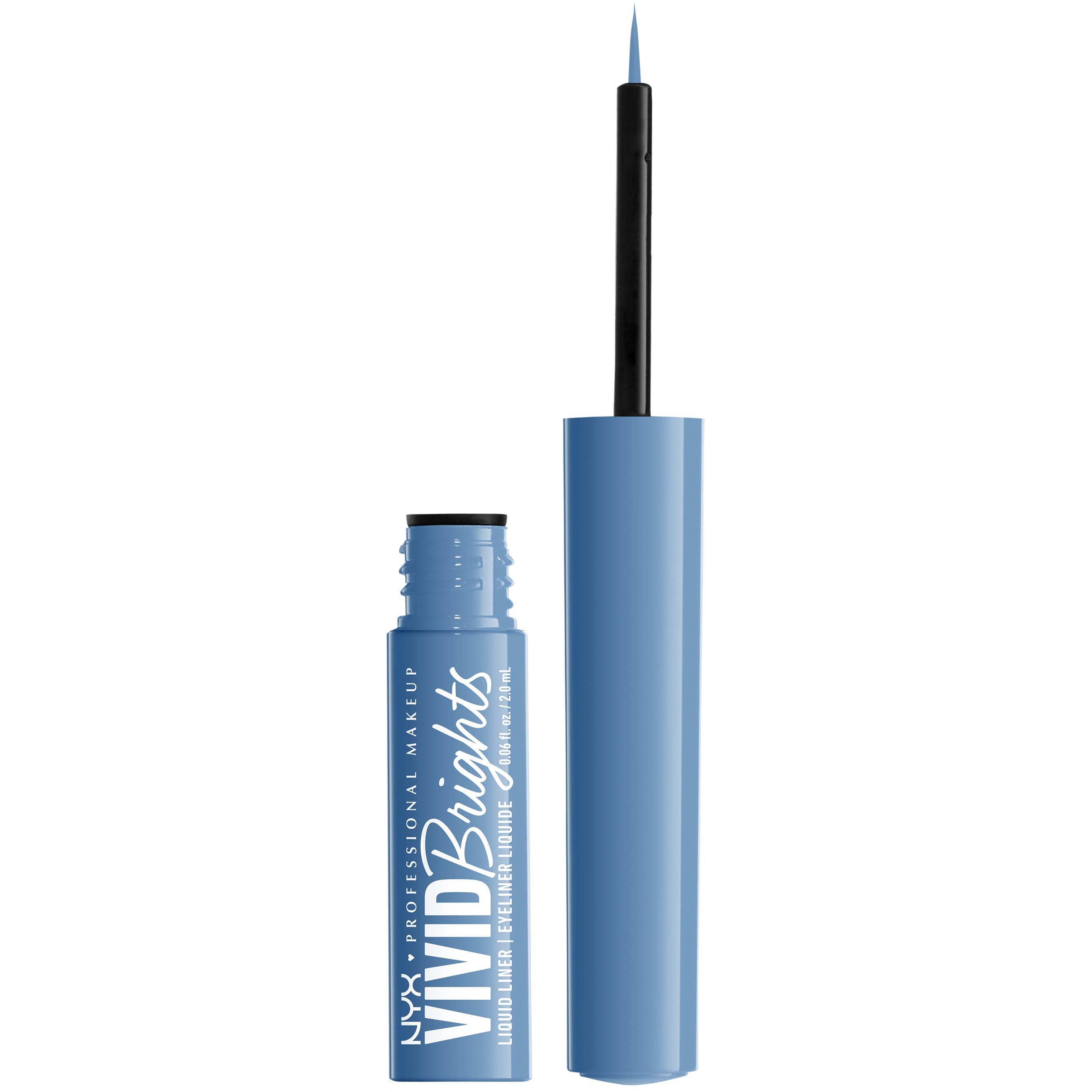 NYX Professional Makeup Vivid Brights Liquid Liner 05 Cobalt Crus - Grijs