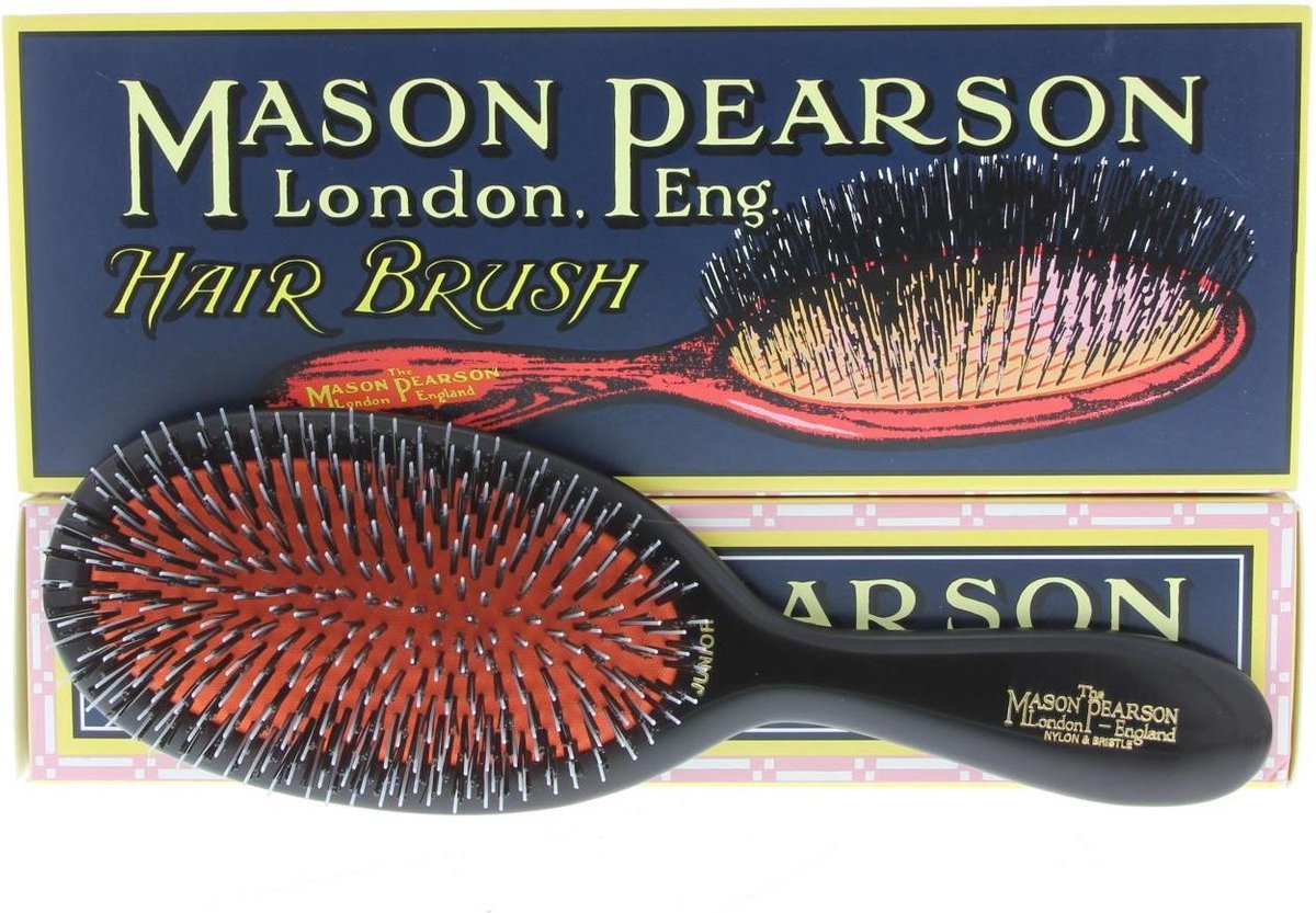 Mason Pearson Junior Bristle & Nylon Dark Ruby