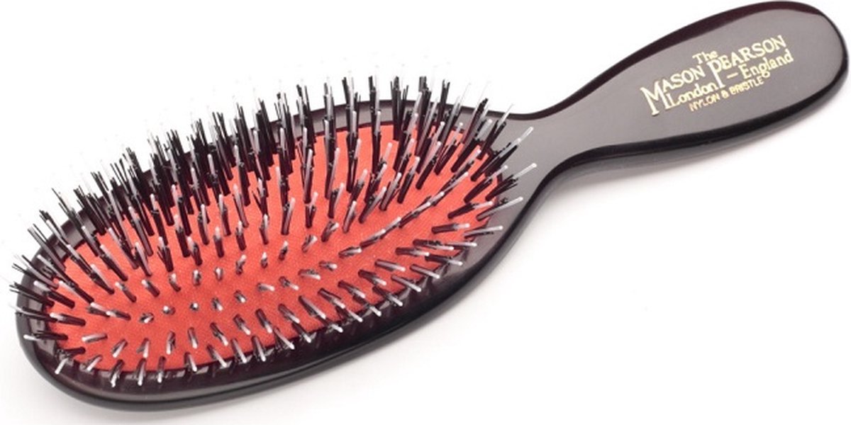 Mason Pearson Pocket Bristle & Nylon Dark Ruby