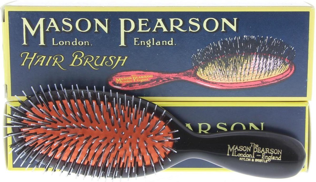 Mason Pearson Pocket Bristle & Nylon Dark Ruby