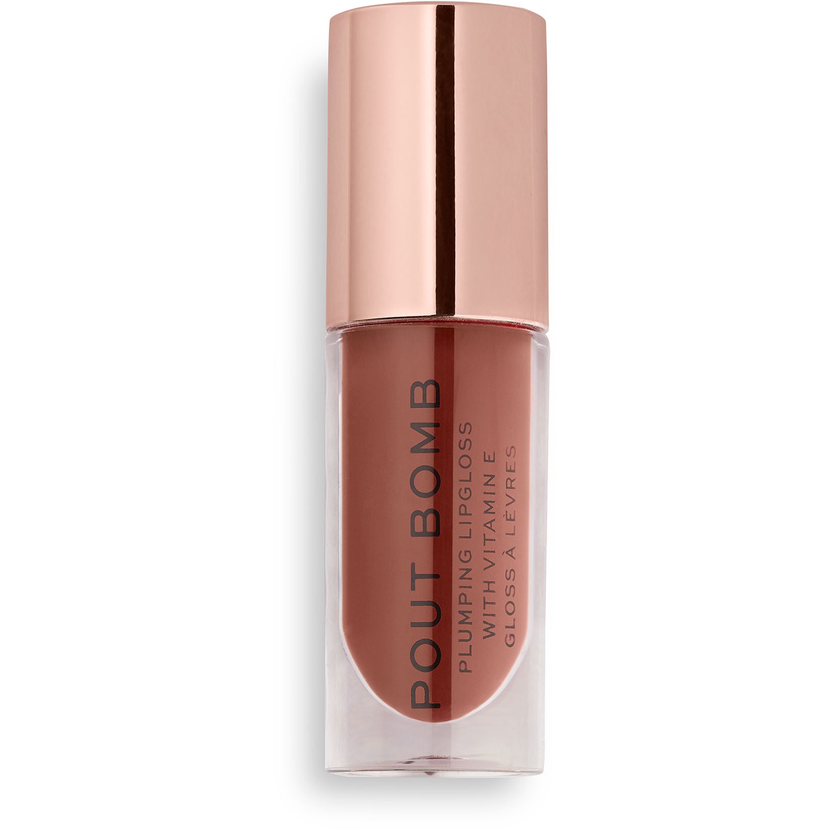Makeup Revolution Pout Bomb Plumping Gloss COOKIE - Bruin