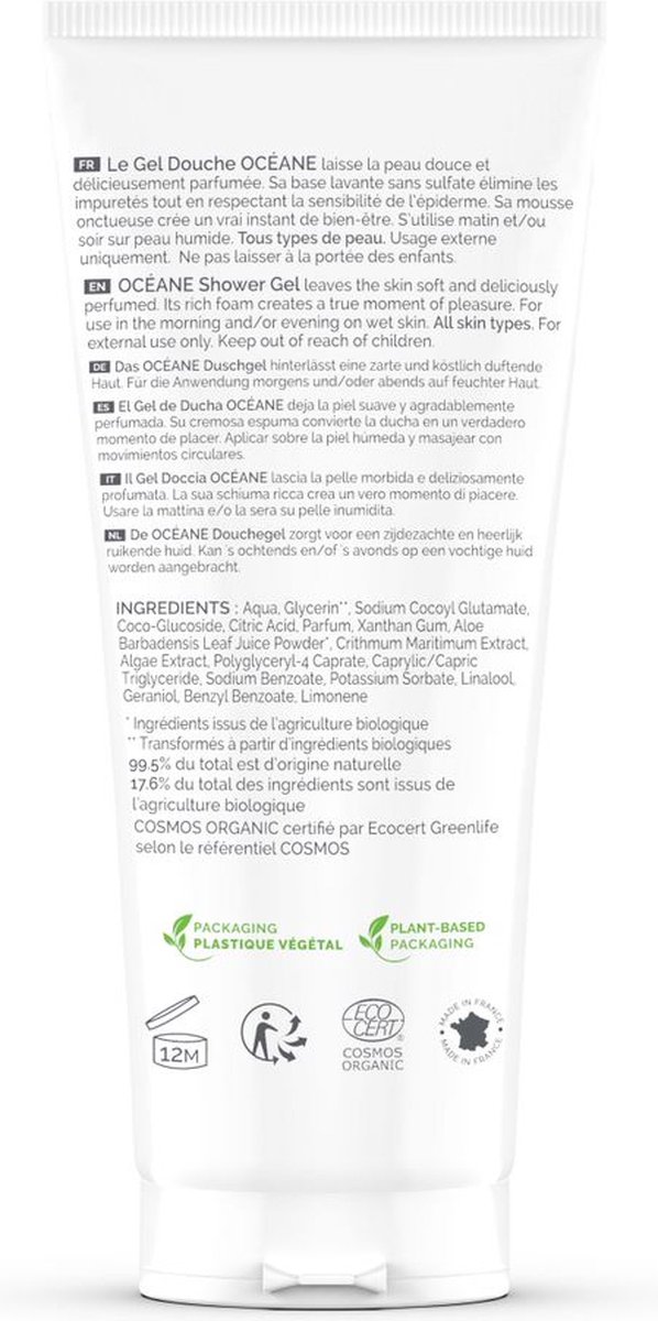 Laboratoires de Biarritz Océane Shower Gel 200 ml