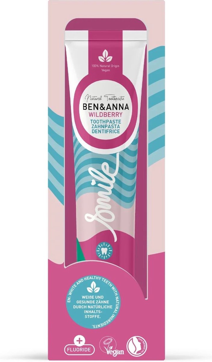 Ben & Anna Dental Care Toothpaste Wild Berry 75 ml