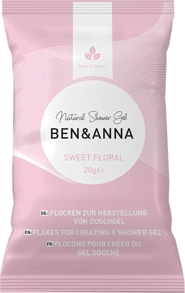 Ben & Anna Bodycare Shower Gel Flakes Sweet Floral