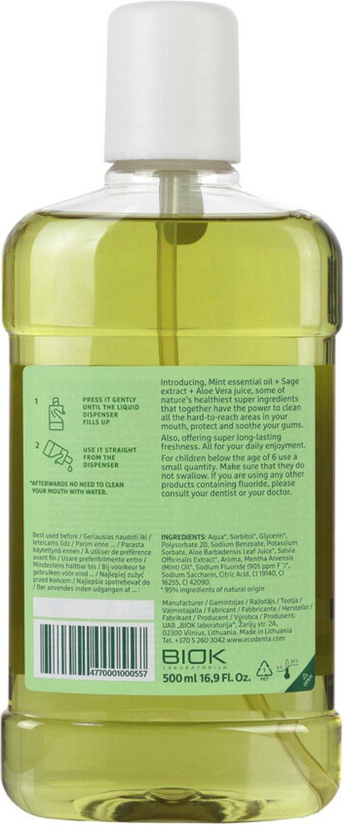 Ecodenta Green Line Multifunctional mouthwash 500 ml