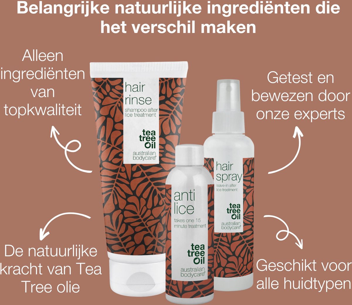 Australian Bodycare Head Lice kit - 3 piece lice treatment kit