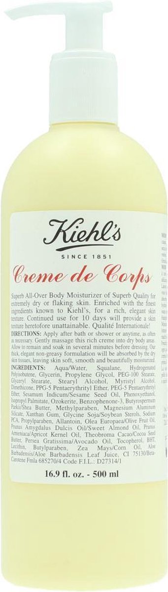 Kiehl's Creme de Corps Pump 500 ml