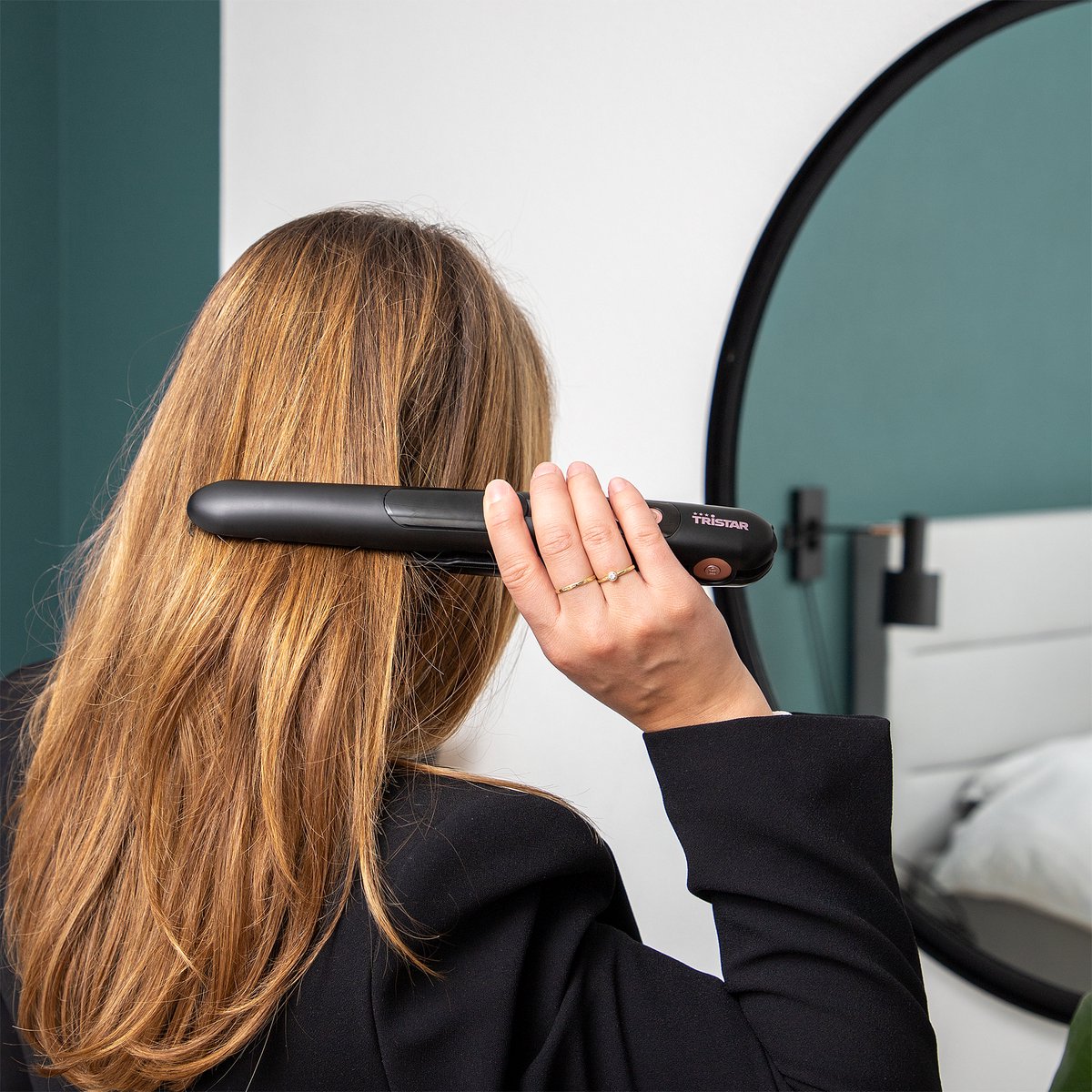 Tristar Plattång sladdlös HD-2501 - Zwart