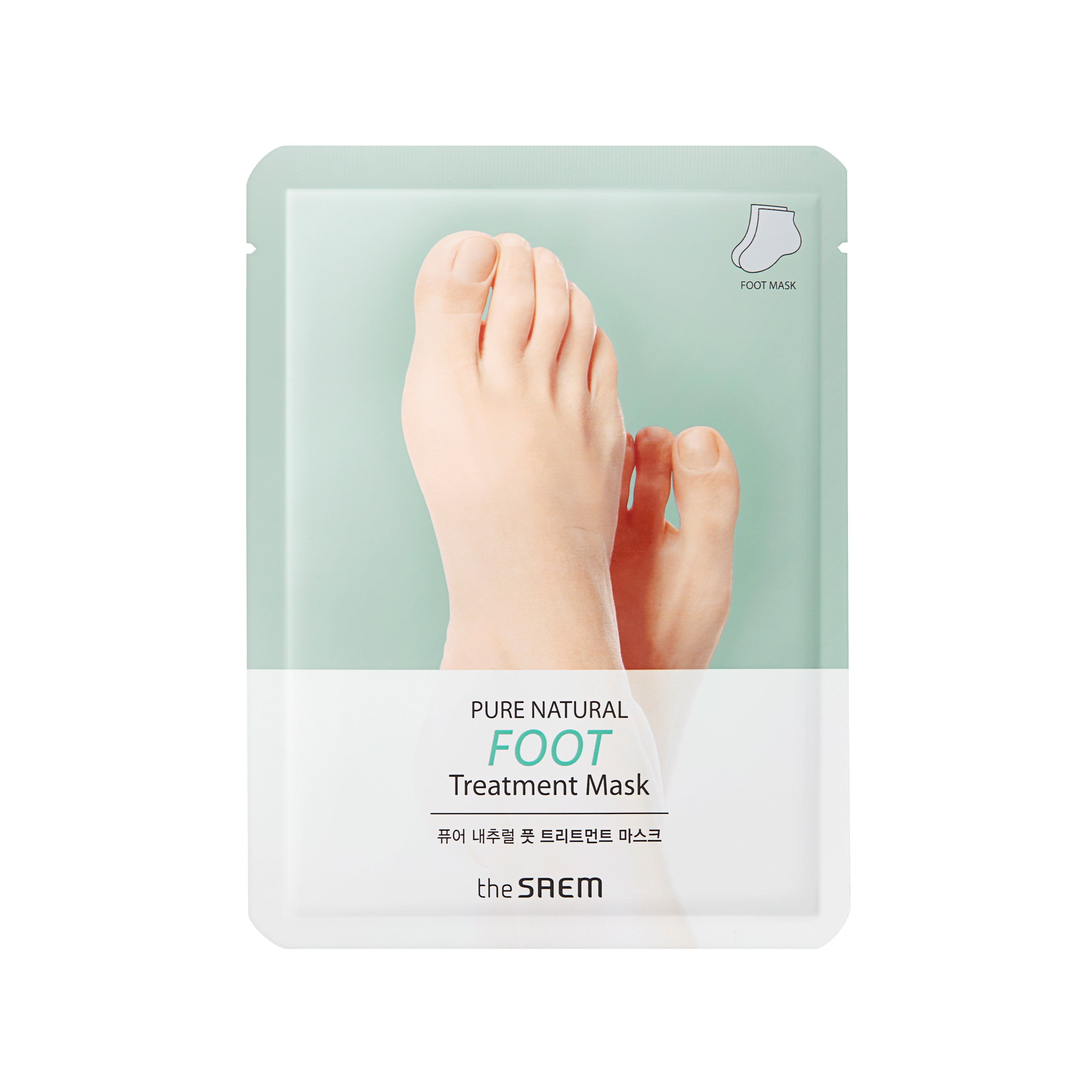 The Saem Pure Natural Foot Treatment Mask Mascarilla para Pies 16