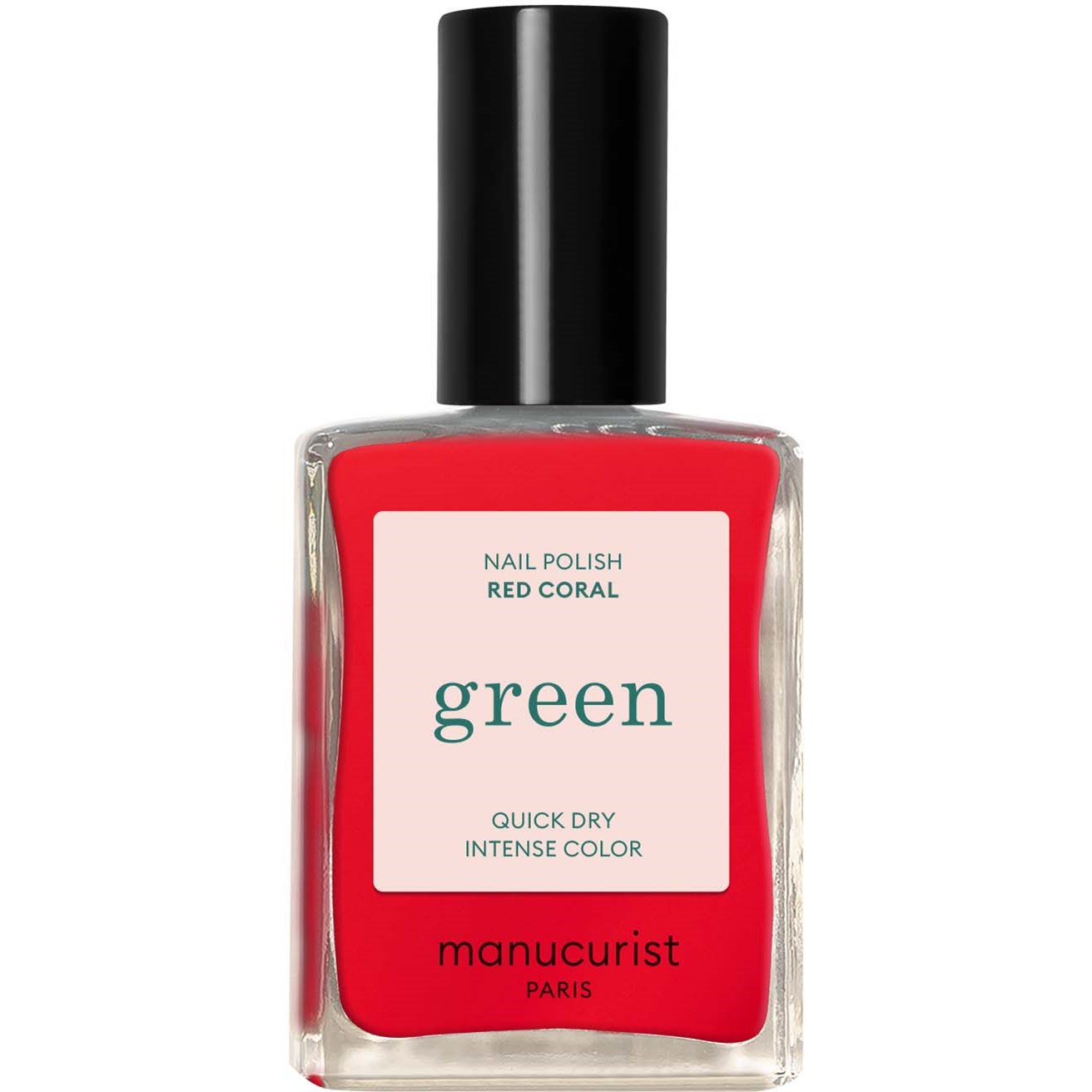 Manucurist Green Nail Polish Red Coral - Rood