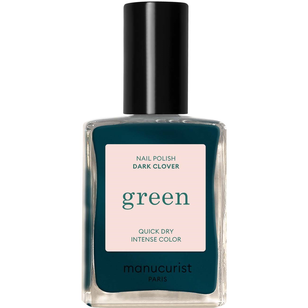 Manucurist Green Nail Polish Dark Clover - Zwart