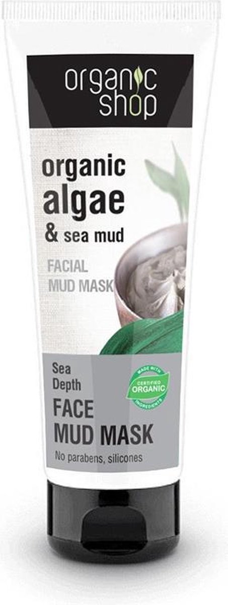 Organic Shop Facial Mud Mask Sea Mud & Algae 75 ml