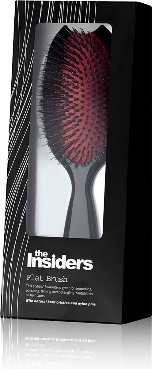 The Insiders Natural Flat Healthy Hair Brush