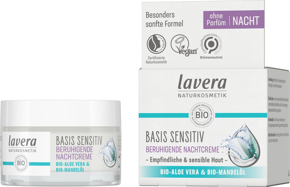 Lavera Basis Sensitiv Calming Night Cream 50 ml