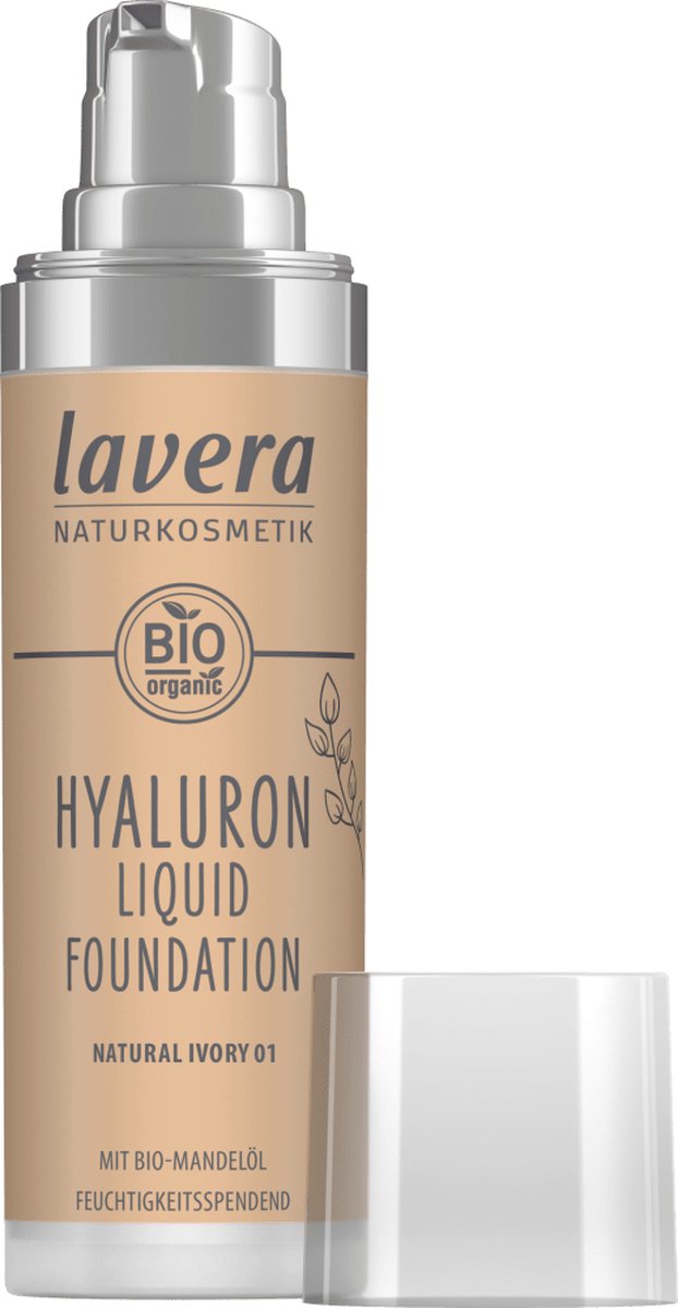 Lavera Hyaluron Liquid Foundation Natural Ivory 01