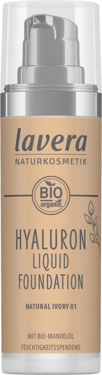 Lavera Hyaluron Liquid Foundation Natural Ivory 01