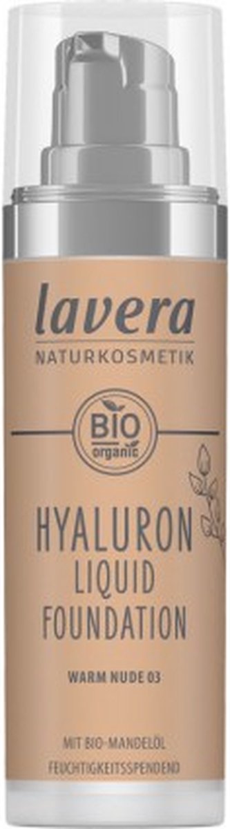 Lavera Hyaluron Liquid Foundation Warm Nude 03