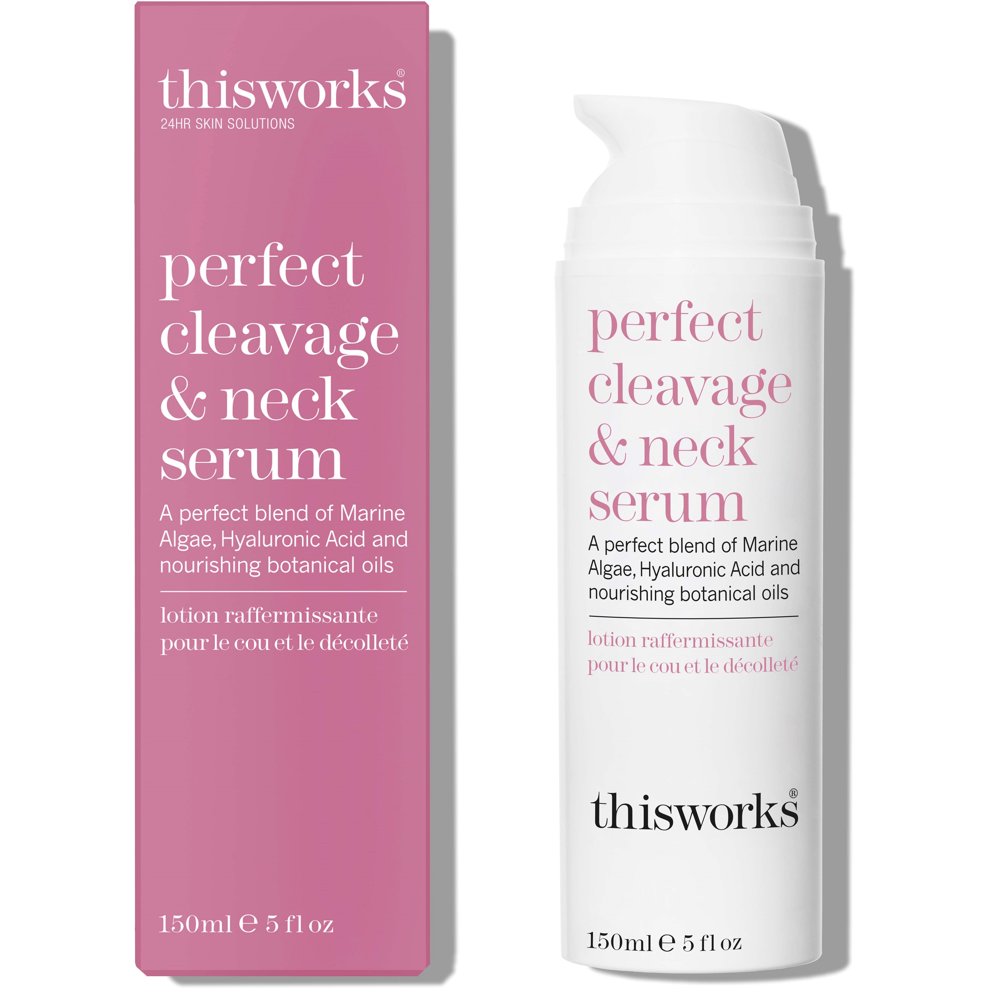 this works Perfect Cleavage & Neck Serum 150 ml