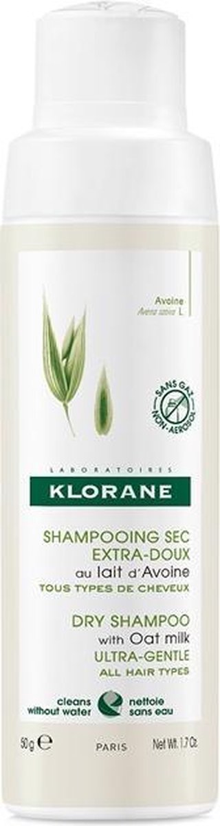Klorane Extra gentle dry shampoo with oat milk without gas Rotopo