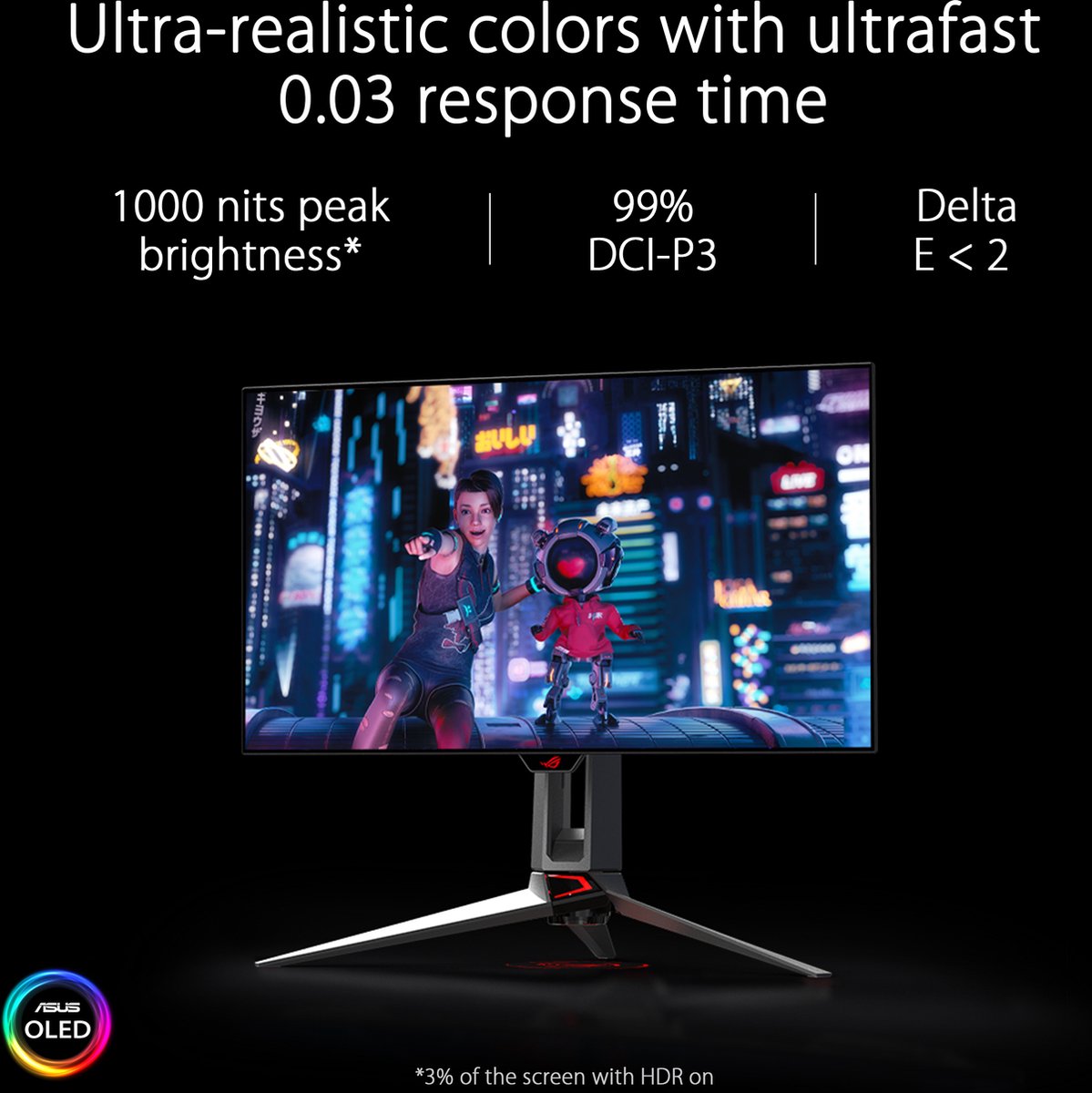Asus ROG Swift OLED PG27AQDM - 26.5"