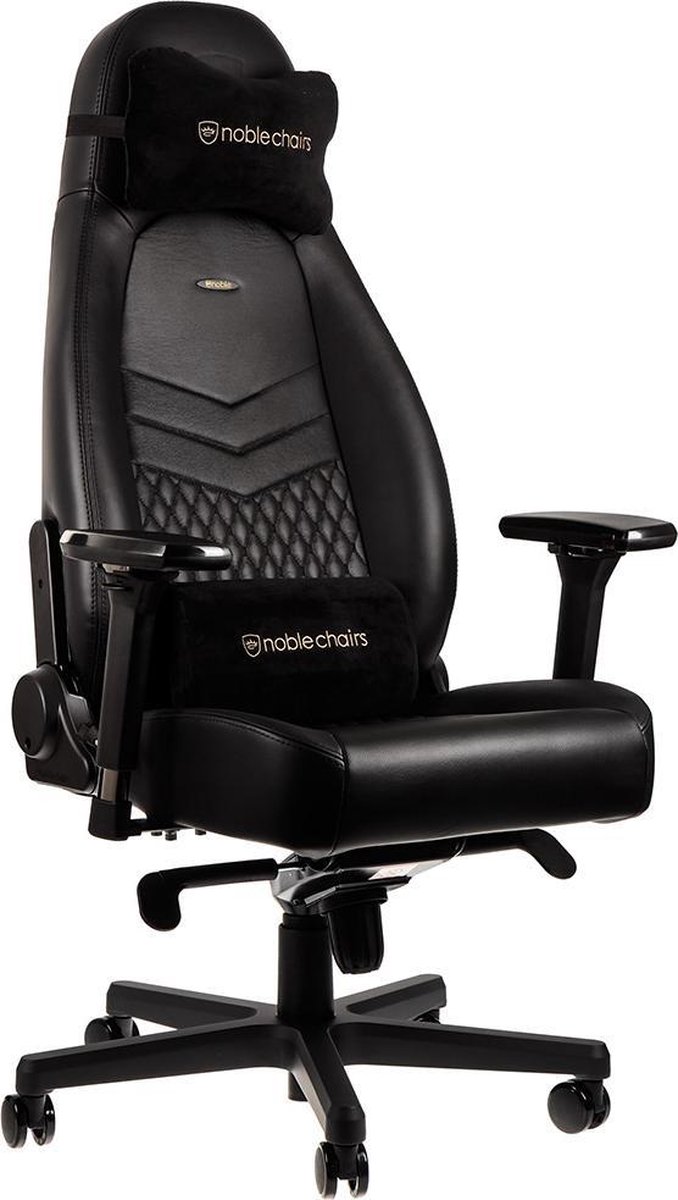 Noblechairs Icon Real Leather Black