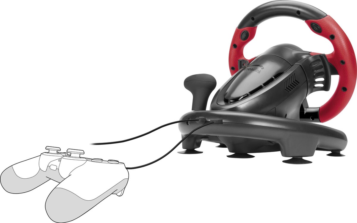 Speedlink SL-450500-BK Stuur PC,PlayStation 4,Playstation 3,Xbox One Zwart game controller