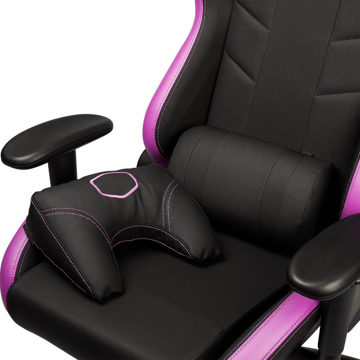 Coolermaster Cooler Master Gaming Caliber R3 Gaming leunstoel Gecapitonneerde zitting Grijs, Paars, Zwart