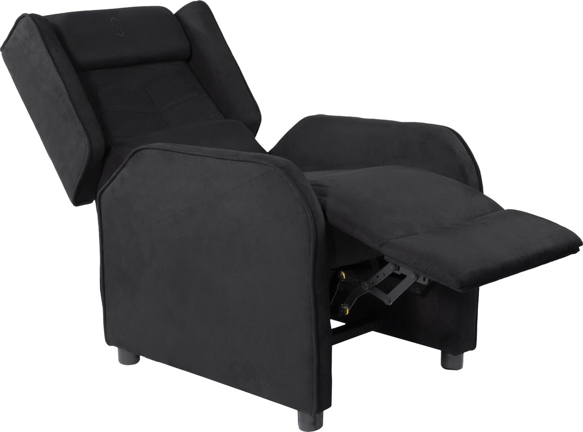 Deltaco GAM-087A-B gamestoel Gaming leunstoel Gecapitonneerde zitting Zwart