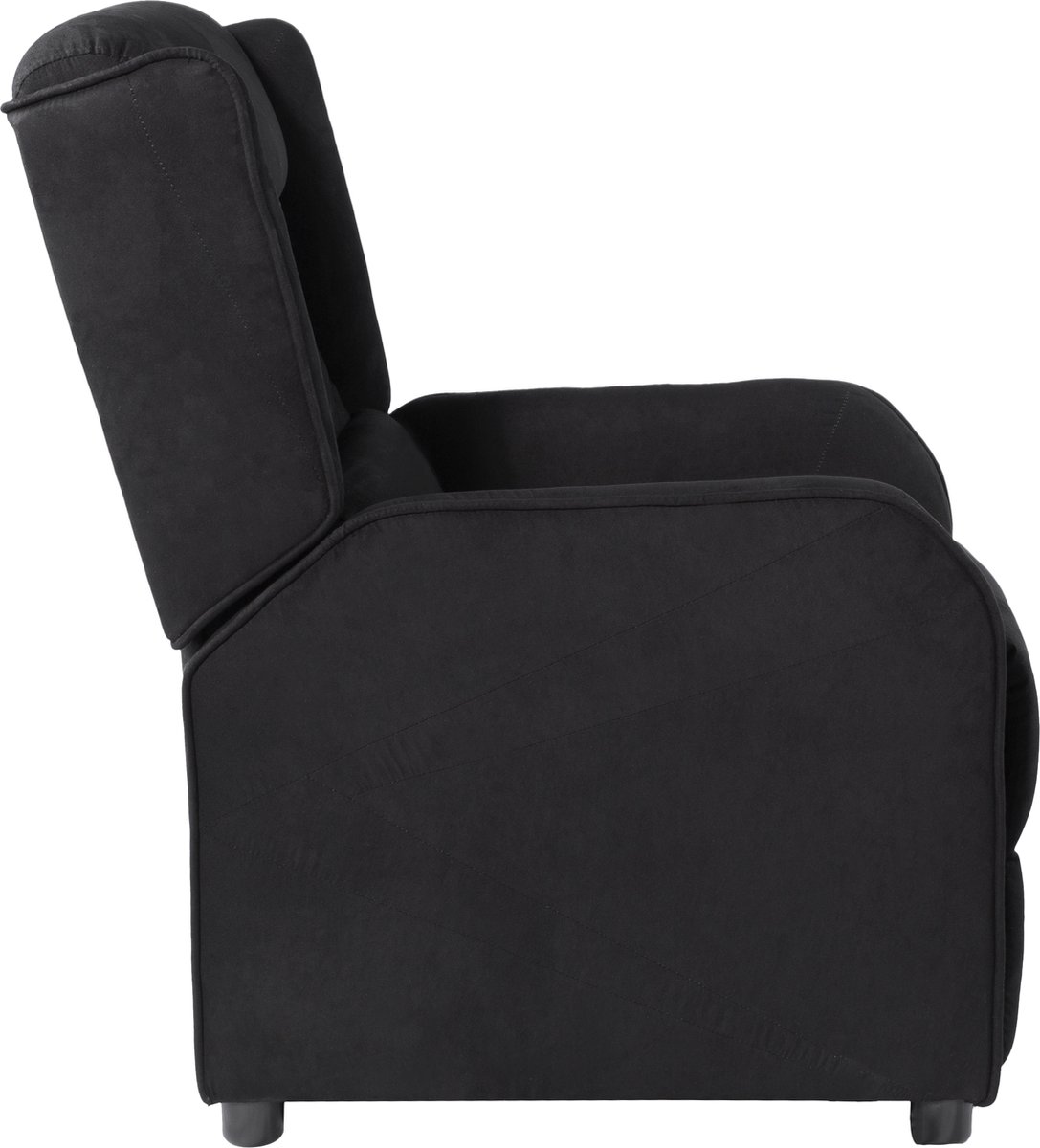 Deltaco GAM-087A-B gamestoel Gaming leunstoel Gecapitonneerde zitting Zwart