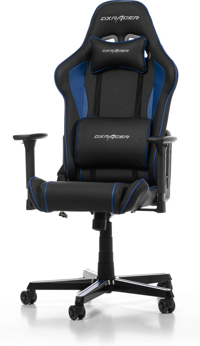 DXRacer PRINCE P08-NB Gaming Chair - Black/Blue