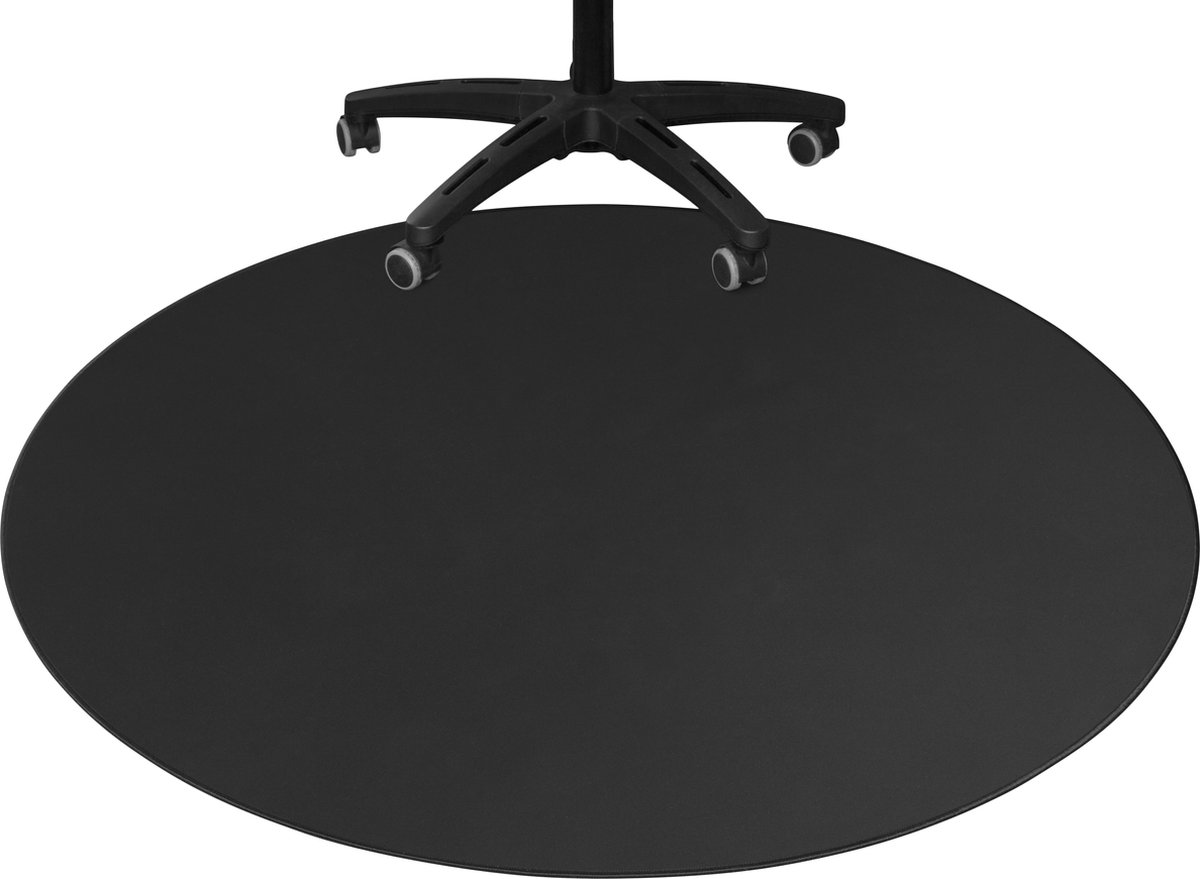 Deltaco Gaming DFP410 Floormat Round, 110x110cm, anti-slip - Black