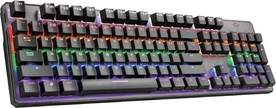 Trust GXT865 Asta Mechanisch Gaming Toetsenbord - Zwart