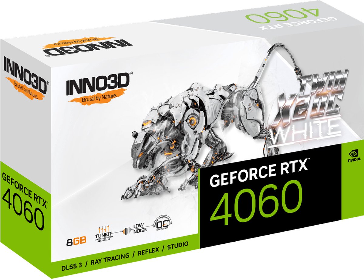Inno3D Geforce RTX 4060 Twin X2 OC WHITE