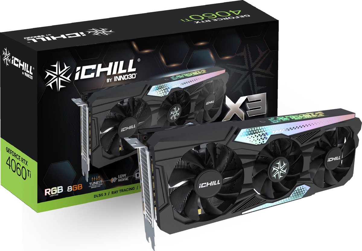 Inno3D GeForce RTX 4060 Ti 8GB ICHILL X3 (DLSS 3)