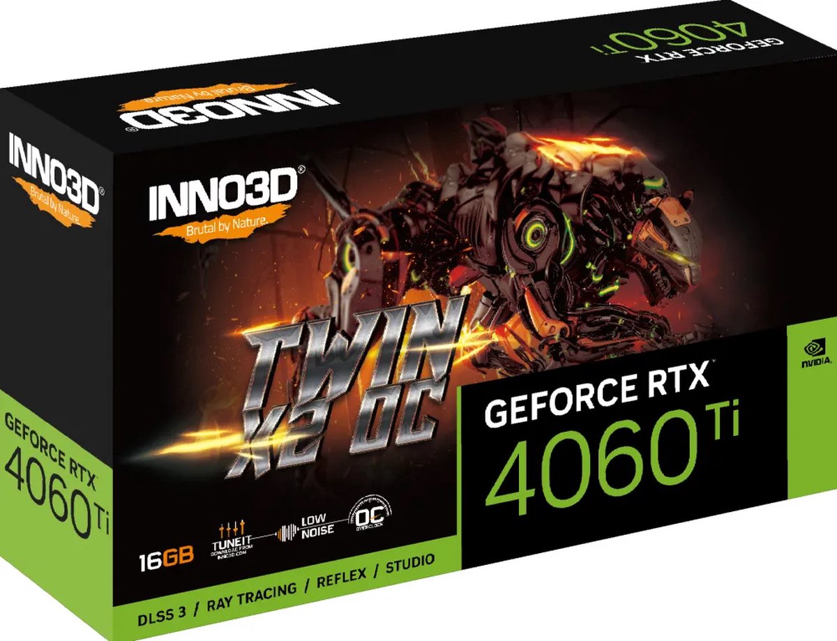 Inno3D GeForce RTX 4060 Ti 16GB TWIN X2 OC (DLSS 3)