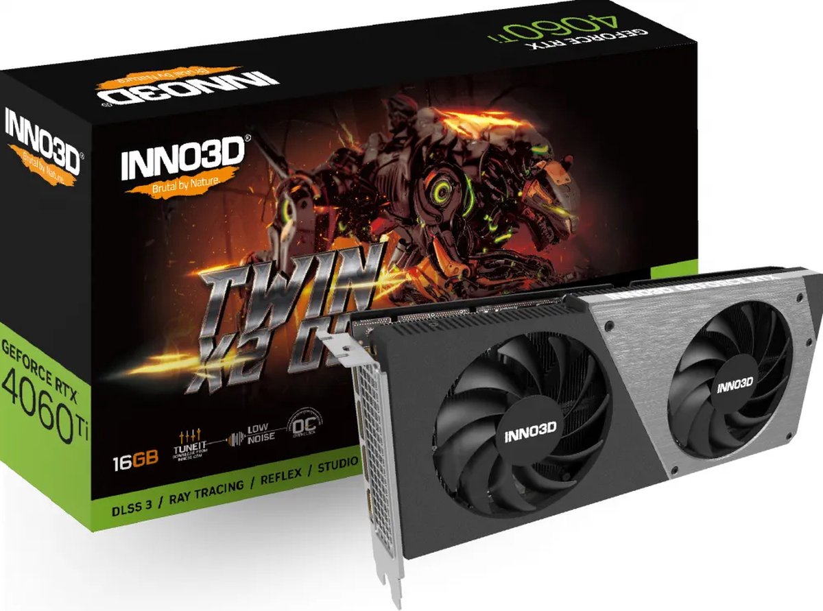 Inno3D GeForce RTX 4060 Ti 16GB TWIN X2 OC (DLSS 3)