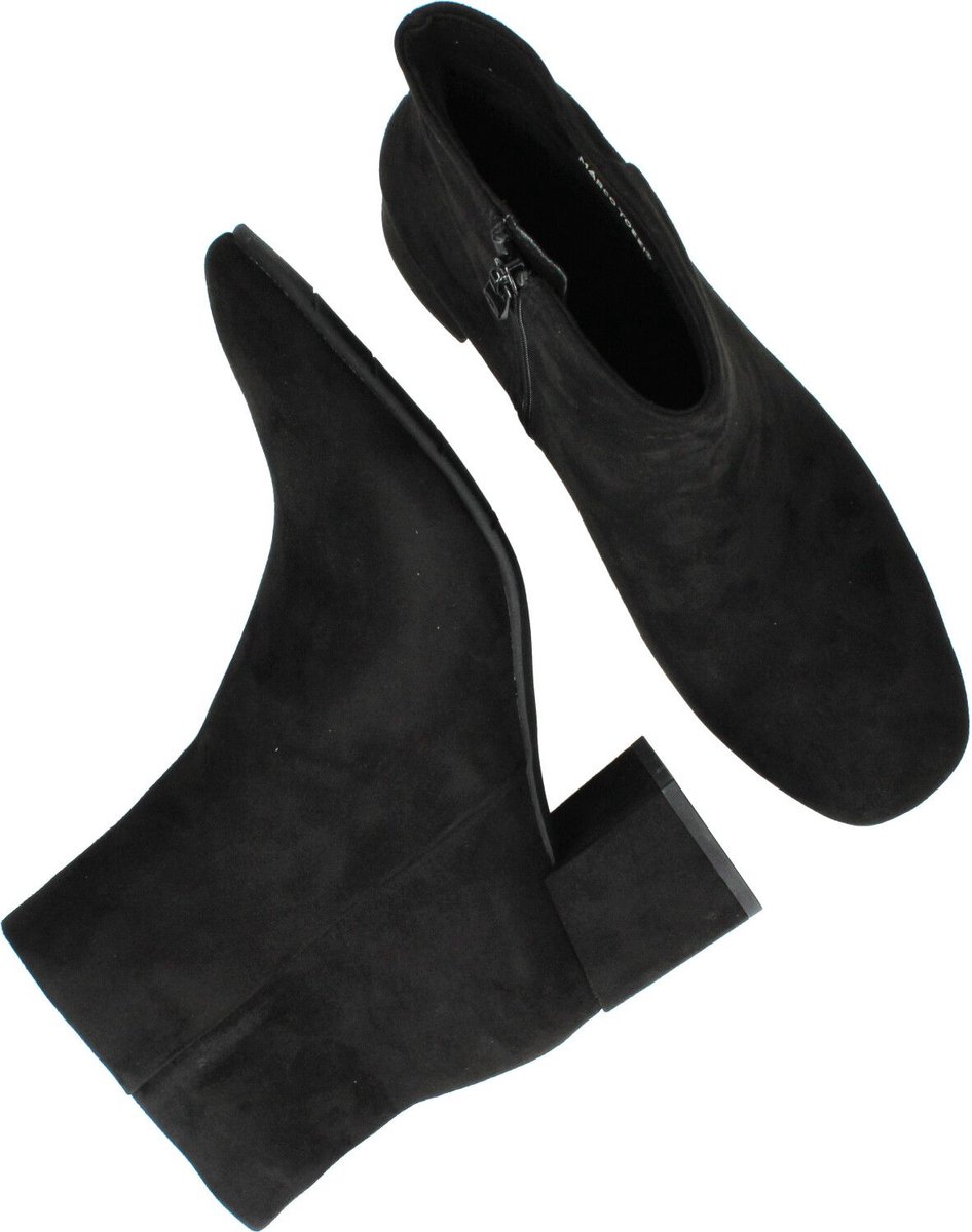 Marco Tozzi - Enkellaarsjes Hak - Zwart