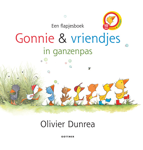 Gottmer Uitgevers Groep Gonnie & vriendjes in ganzenpas (flapjesboek)