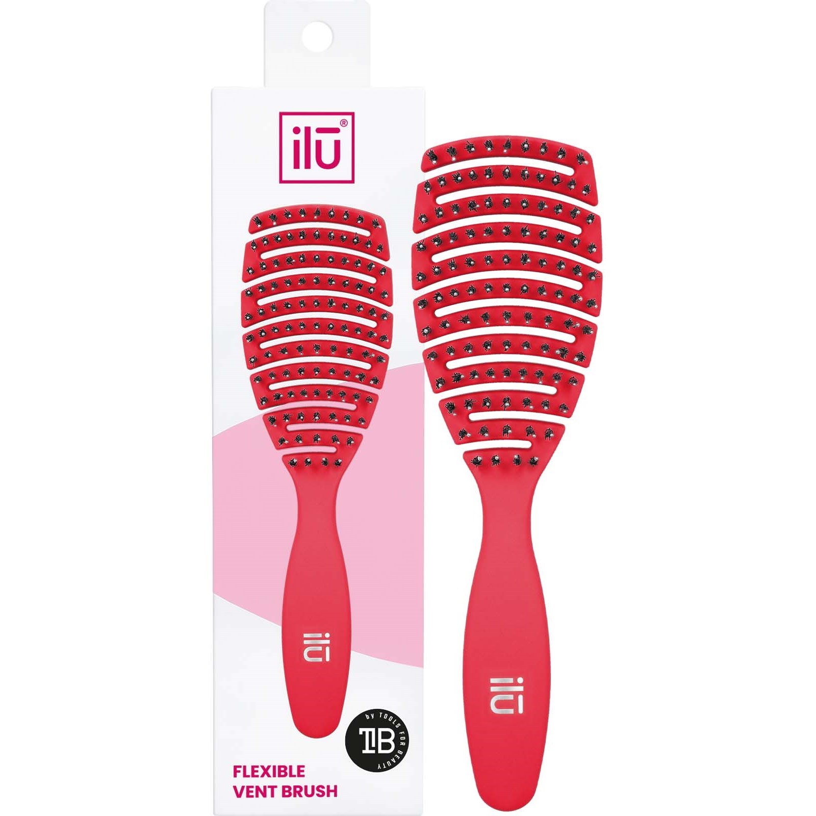 Ilu ilū Hairbrush Easy Detangling Rose