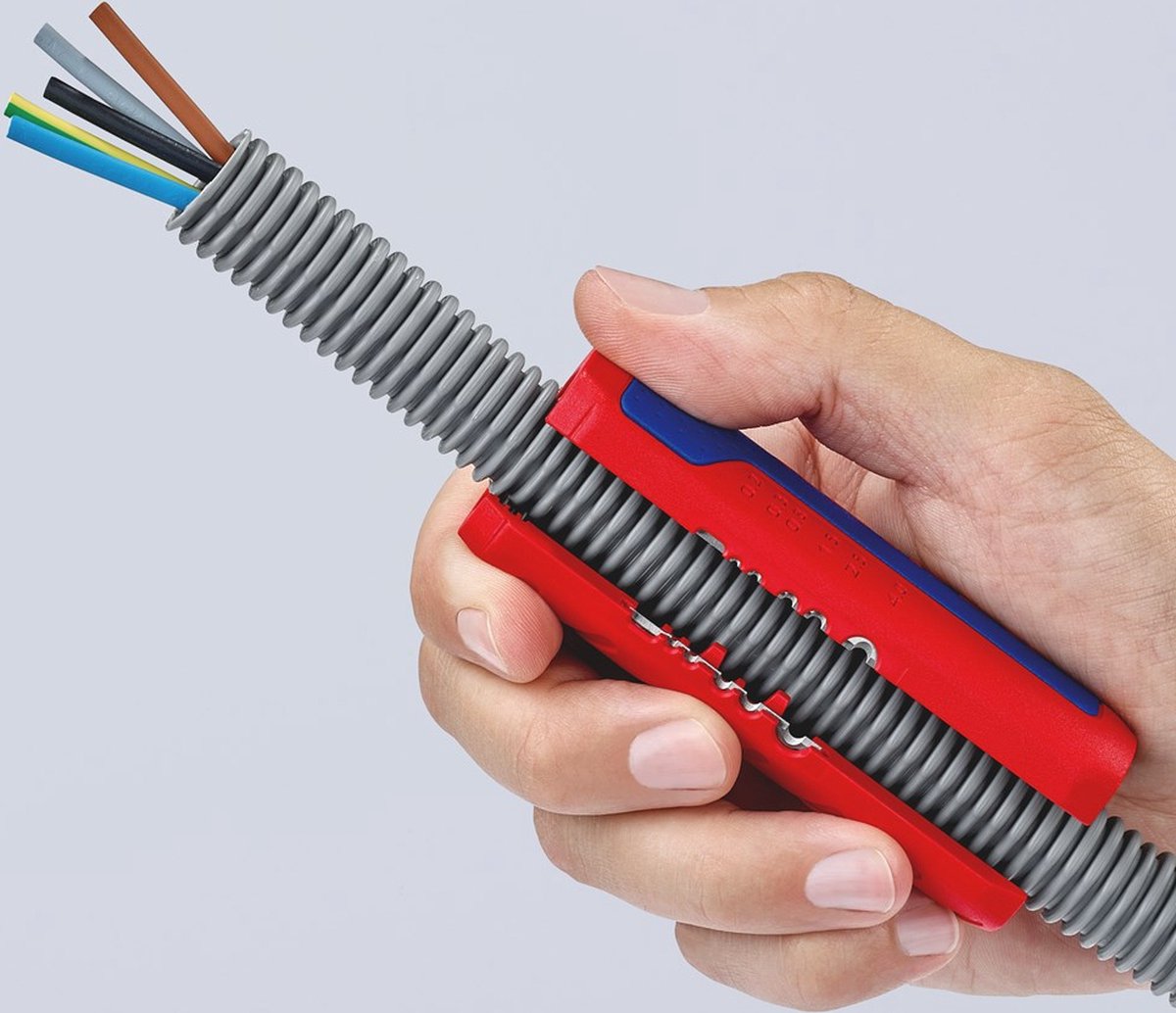 Knipex 90 22 02 SB TwistCut Snijder Voor Gegolfde Buizen - 100 Mm