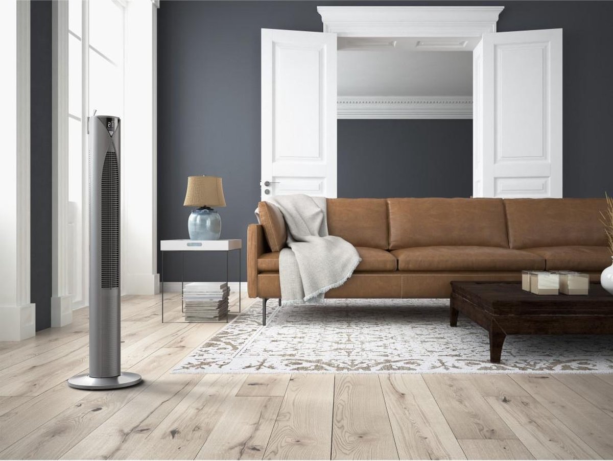 Hama Smart Free-Standing Fan - Silver