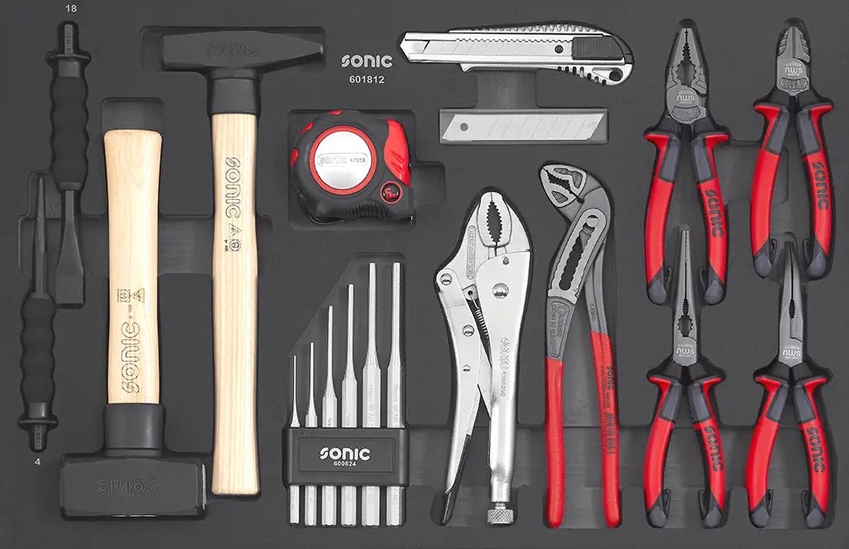 Sonic 719776 NEXT S8 Gevulde Gereedschapswagen - 197 Delig