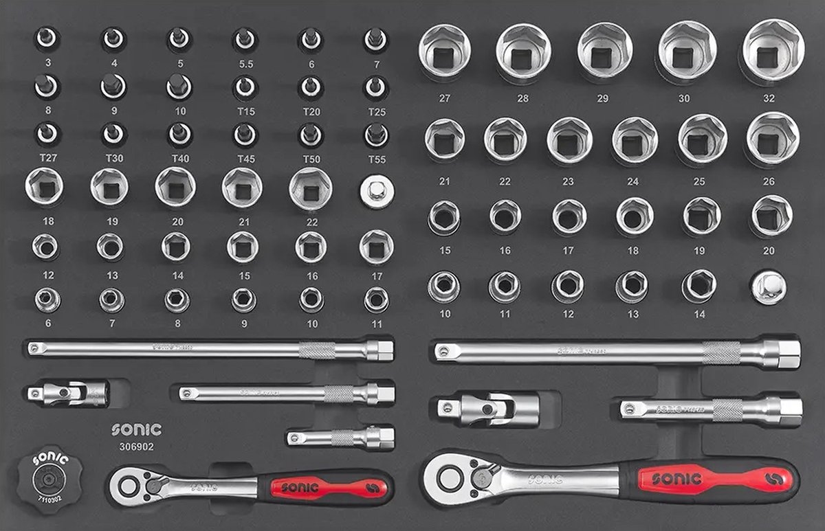 Sonic 719776 NEXT S8 Gevulde Gereedschapswagen - 197 Delig