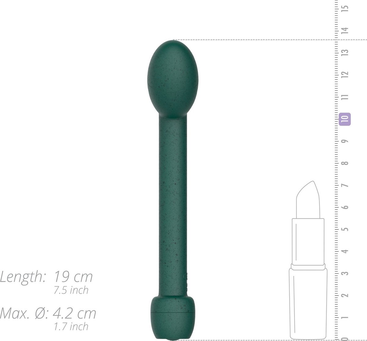 Gløv - Zora Eco G-spot Vibrator - Groen