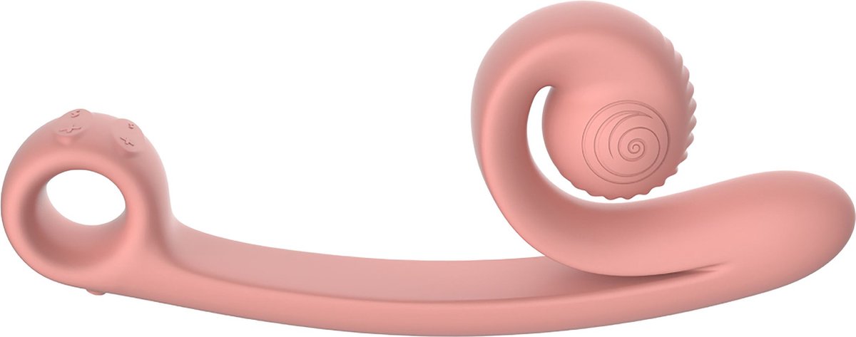 Snail Vibe Curve Duo Vibrator - Peachy Pink - Roze