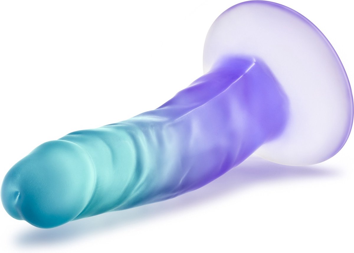 B Yours - Morning Dew Dildo 14 cm - Indigo - Blauw