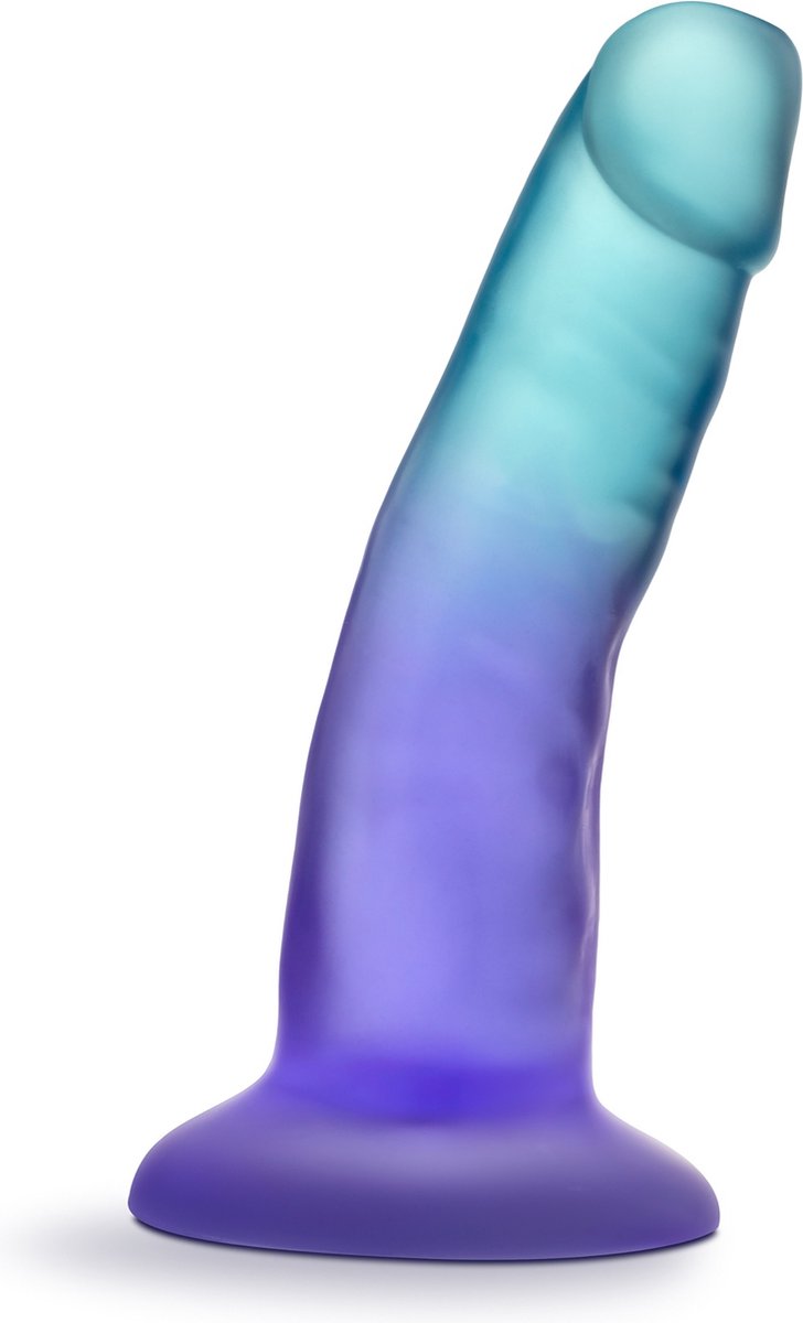 B Yours - Morning Dew Dildo 14 cm - Indigo - Blauw