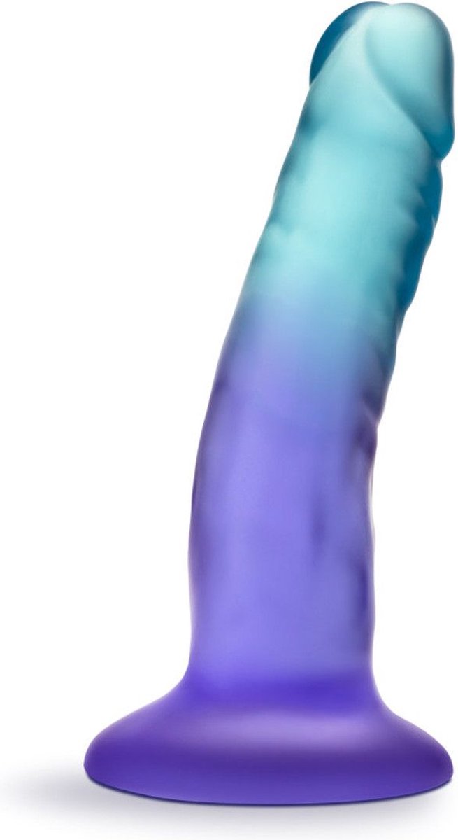 B Yours - Morning Dew Dildo 14 cm - Indigo - Blauw