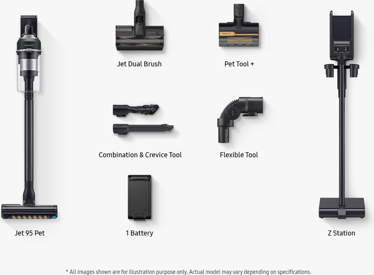 Samsung Jet 95 Pet - Groen