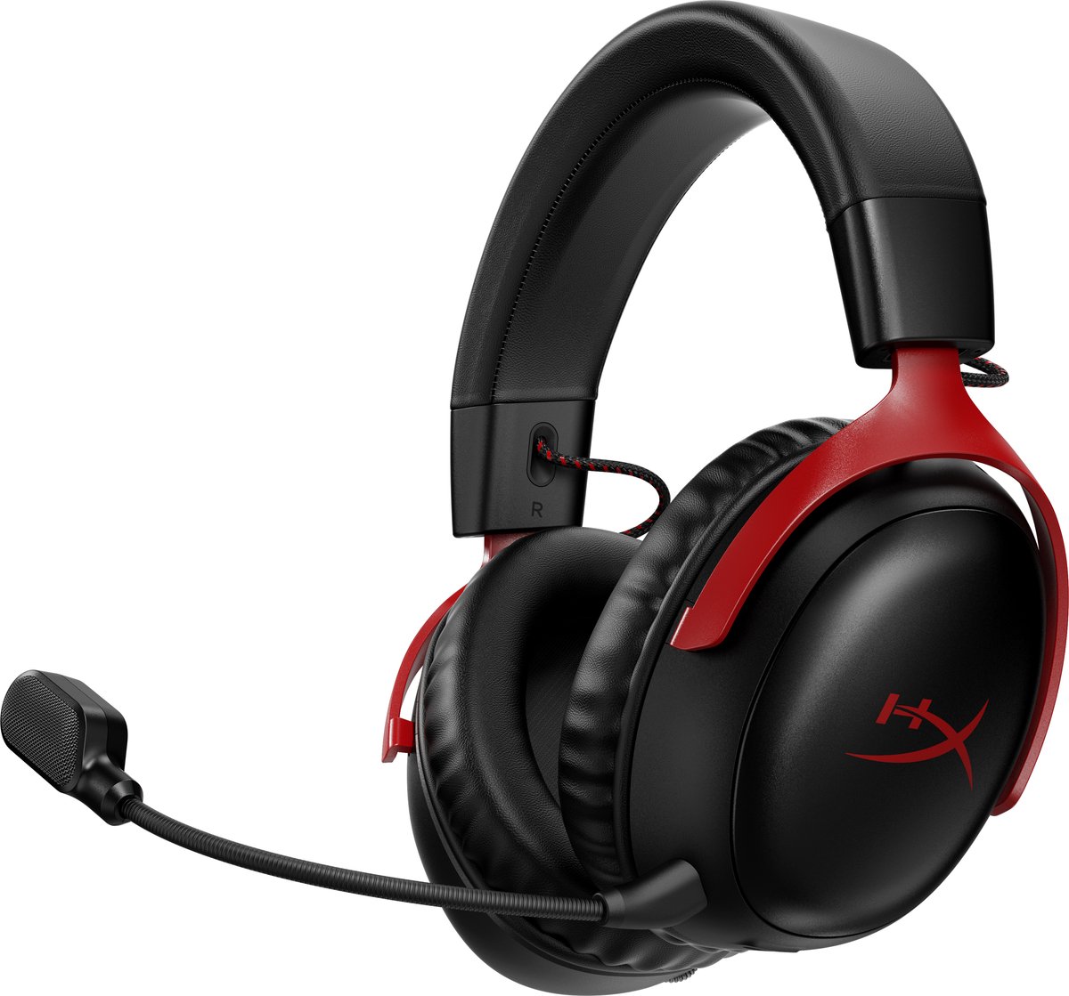 HyperX Cloud Iii Draadloze Gaming Headset - Zwart/rood (pc/ps5/ps4)